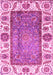 Machine Washable Oriental Pink Traditional Rug, wshabs3117pnk