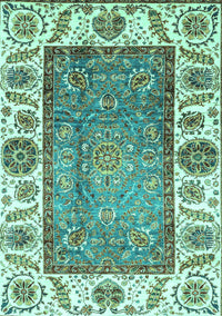 Oriental Turquoise Traditional Rug, abs3117turq