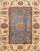 Abstract Sienna Brown Oriental Rug, abs3117