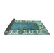 Sideview of Oriental Light Blue Traditional Rug, abs3117lblu