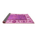 Sideview of Oriental Pink Traditional Rug, abs3117pnk