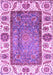 Machine Washable Oriental Purple Traditional Area Rugs, wshabs3117pur