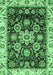 Abstract Emerald Green Modern Rug, abs3118emgrn