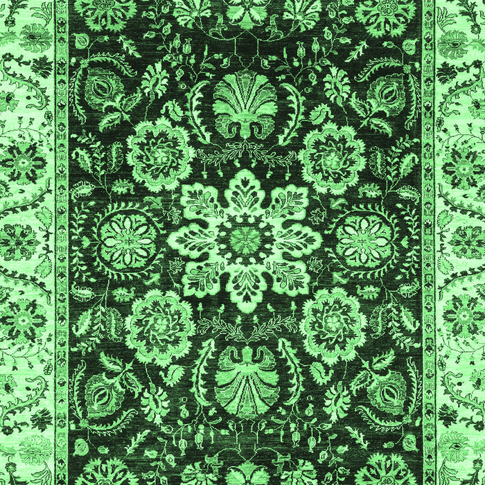 Abstract Emerald Green Modern Rug, abs3118emgrn