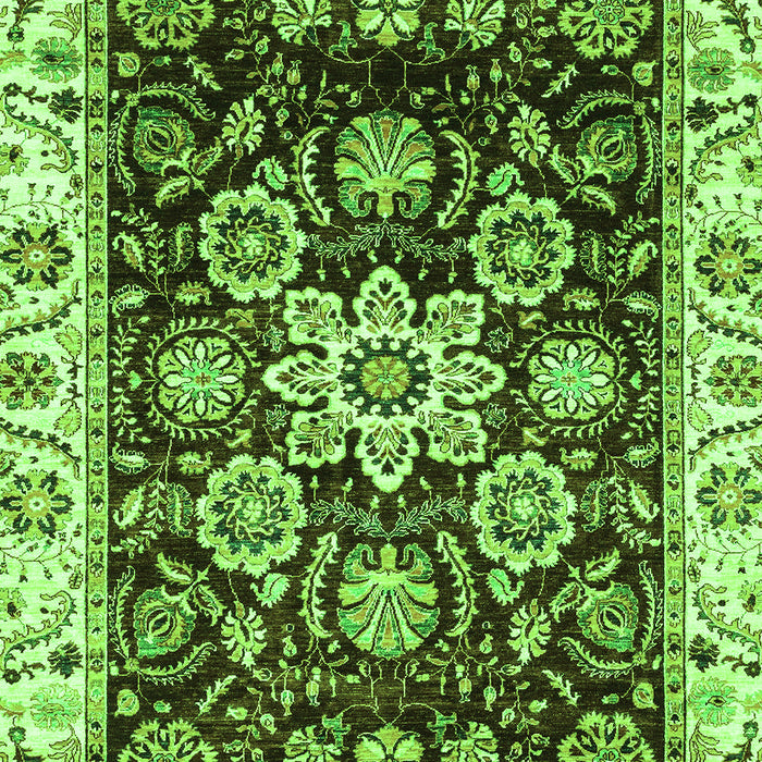 Abstract Green Modern Rug, abs3118grn