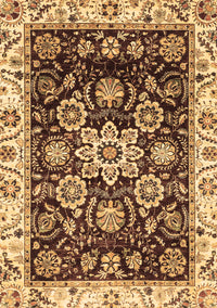 Abstract Brown Modern Rug, abs3118brn