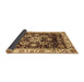 Sideview of Abstract Brown Modern Rug, abs3118brn