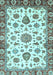 Abstract Light Blue Modern Rug, abs3119lblu