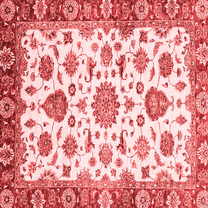 Abstract Red Modern Rug, abs3119red