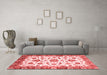 Modern Red Washable Rugs