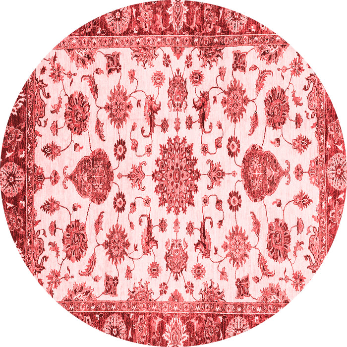 Machine Washable Abstract Red Modern Rug, wshabs3119red
