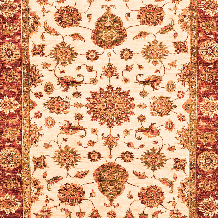 Machine Washable Abstract Orange Modern Area Rugs, wshabs3119org