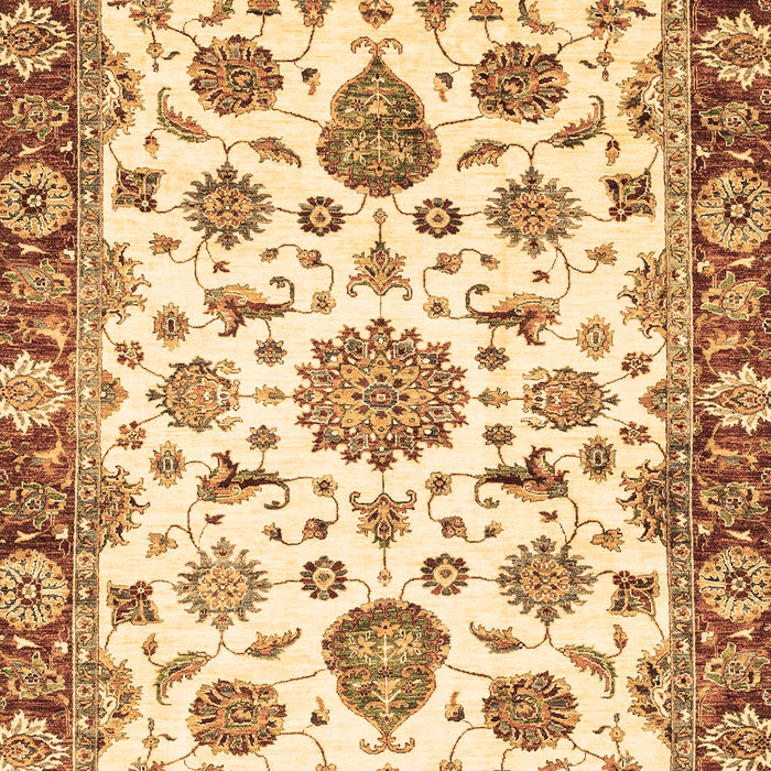 Machine Washable Abstract Brown Modern Rug, wshabs3119brn