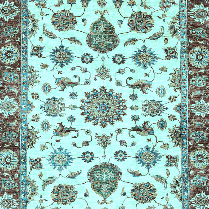 Machine Washable Abstract Light Blue Modern Rug, wshabs3119lblu