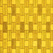 Square Machine Washable Abstract Yellow Modern Rug, wshabs311yw