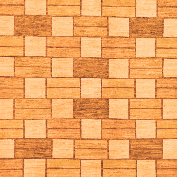 Machine Washable Abstract Orange Modern Area Rugs, wshabs311org