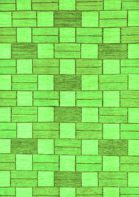 Abstract Green Modern Rug, abs311grn