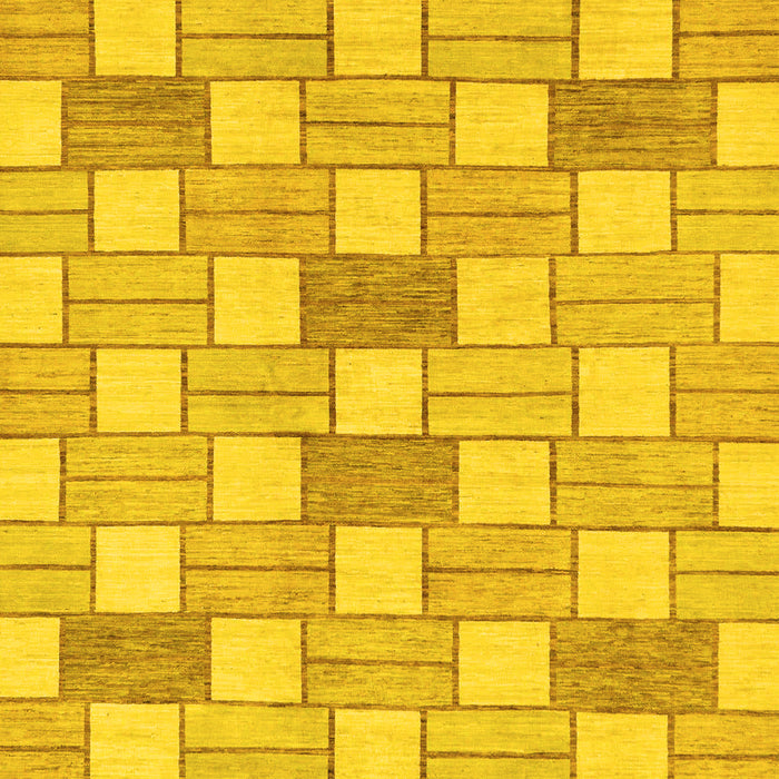Abstract Yellow Modern Rug, abs311yw