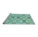 Sideview of Machine Washable Abstract Light Blue Modern Rug, wshabs311lblu