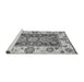 Sideview of Machine Washable Oriental Gray Traditional Rug, wshabs3120gry