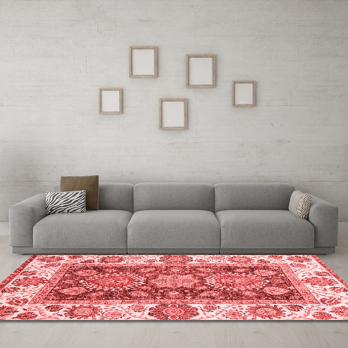 Traditional Red Washable Rugs