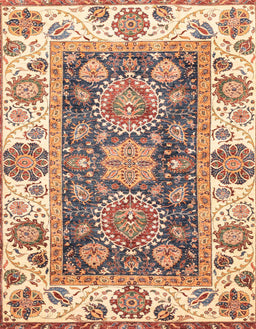 Abstract Yellow Oriental Rug, abs3120