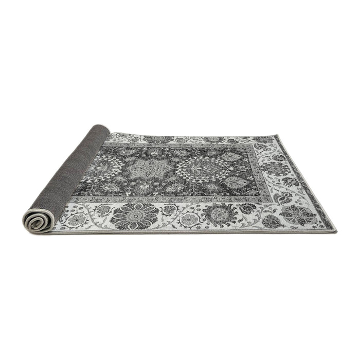 Sideview of Oriental Gray Traditional Rug, abs3120gry