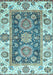 Machine Washable Oriental Light Blue Traditional Rug, wshabs3120lblu