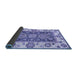 Sideview of Oriental Blue Traditional Rug, abs3120blu