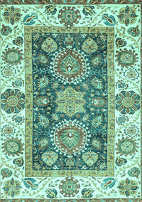 Oriental Turquoise Traditional Rug, abs3120turq