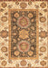 Machine Washable Oriental Brown Traditional Rug, wshabs3120brn