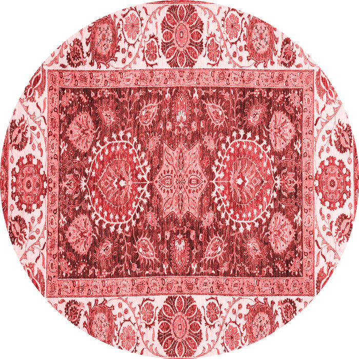Machine Washable Oriental Red Traditional Rug, wshabs3120red