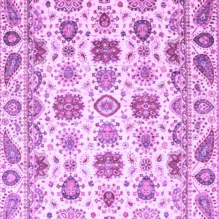 Machine Washable Oriental Purple Traditional Area Rugs, wshabs3121pur