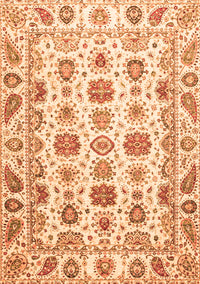 Oriental Orange Traditional Rug, abs3121org