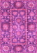 Machine Washable Oriental Pink Traditional Rug, wshabs3122pnk