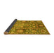 Sideview of Oriental Yellow Traditional Rug, abs3122yw