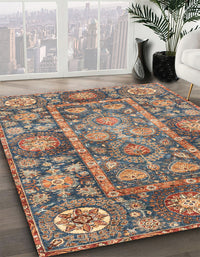 Abstract Camel Brown Oriental Rug, abs3122