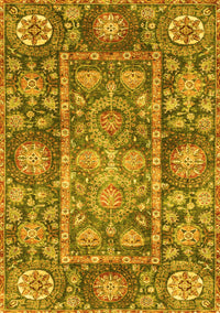 Oriental Yellow Traditional Rug, abs3122yw