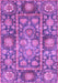 Machine Washable Oriental Purple Traditional Area Rugs, wshabs3122pur