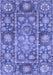 Machine Washable Oriental Blue Traditional Rug, wshabs3122blu