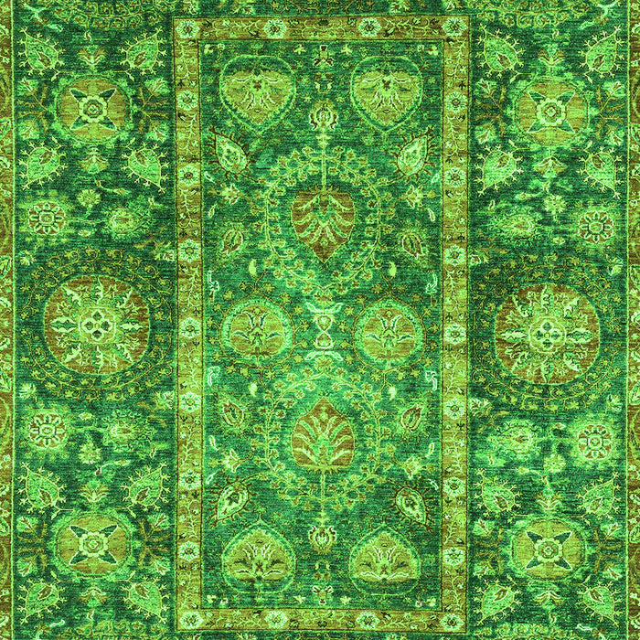 Oriental Green Traditional Rug, abs3122grn
