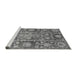 Sideview of Machine Washable Oriental Gray Traditional Rug, wshabs3122gry