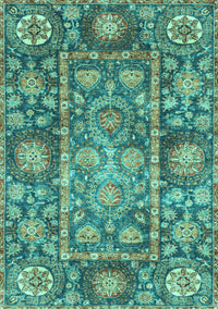 Oriental Turquoise Traditional Rug, abs3122turq