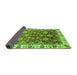 Sideview of Oriental Green Traditional Rug, abs3123grn