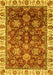 Oriental Yellow Traditional Rug, abs3123yw