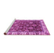 Sideview of Machine Washable Oriental Purple Traditional Area Rugs, wshabs3123pur