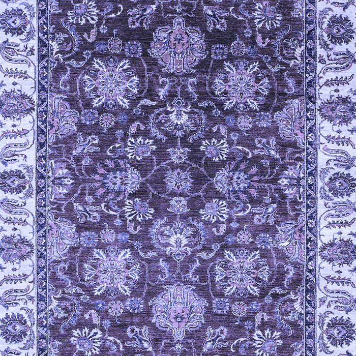 Machine Washable Oriental Blue Traditional Rug, wshabs3123blu