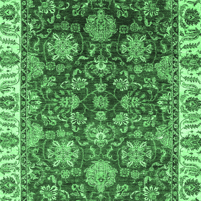 Oriental Emerald Green Traditional Rug, abs3123emgrn