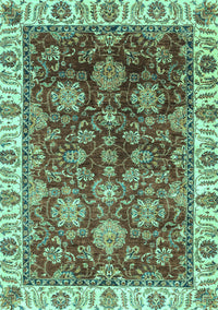 Oriental Turquoise Traditional Rug, abs3123turq