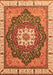 Abstract Orange Modern Rug, abs3124org